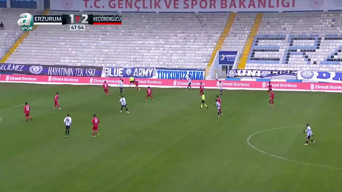 Erzurumspor FK 4-2 Emre Gökdemir İnşaat Ankara Keçiörengücü (MAÇ SONUCU-ÖZET) videosunu izle | Son Dakika Haberleri