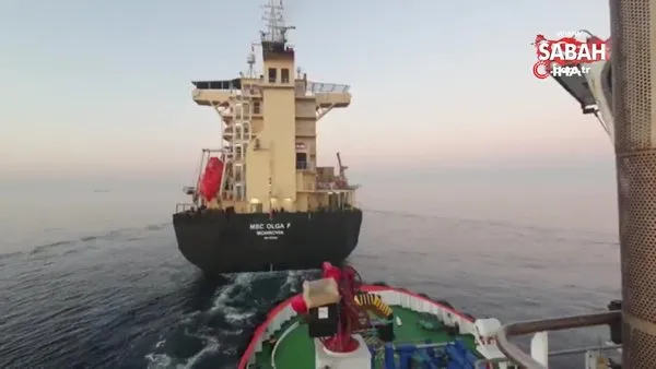 Konteyner gemisi Haydarpaşa açıklarında arızalandı | Video