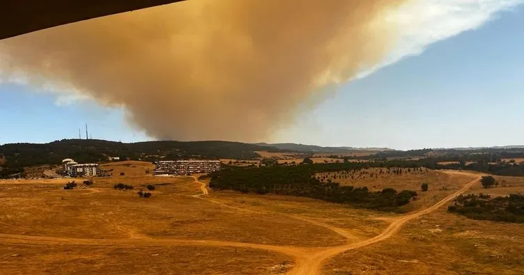 Çanakkale’de orman yangını: Kayadere Köyü Boşaltıldı