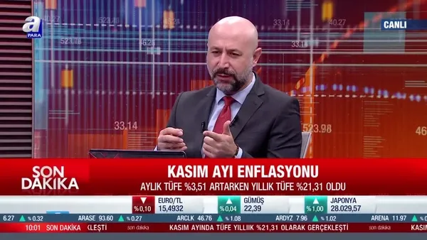 SON DAKİKA | Kasım enflasyon rakamları geldi: TÜİK açıkladı