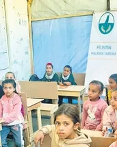 Türk yardım kuruluşu Gazze’de okul açtı