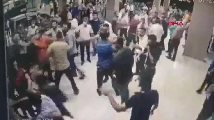 Diyarbakır'da ölen koronavirüs hastasının yakınları hastanede dehşet saçtı!