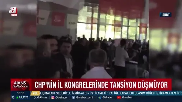 Siirt'te CHP kongresinde kavga! İşte o anlar... | Video
