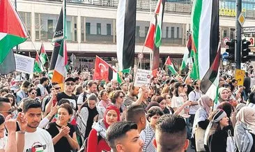 Avrupa başkentlerinde Gazze sesleri susmuyor