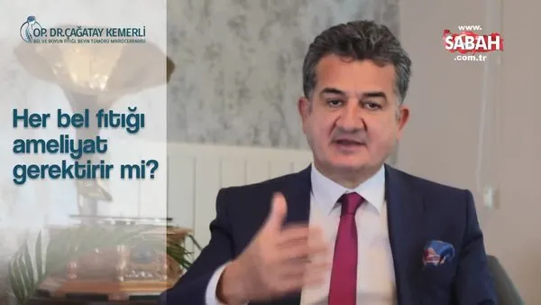 Her Bel Fitigi Ameliyat Gerektirir Mi Bel Fitiginin Ameliyatsiz Tedavisi Nasil Yapilir Videosun