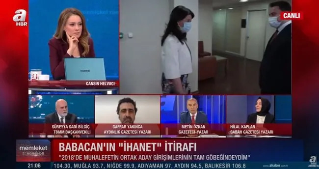 hilal kaplan dan ali babacan in ihanet
