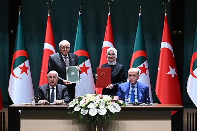 Başkan Erdoğan'dan Cezayir Cumhurbaşkanı Tebbun ile önemli açıklamalar: