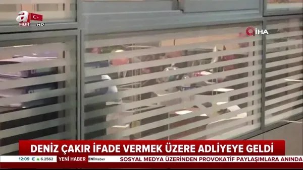 İstanbul'da bir AVM'de başörtülü kızlara hakaret ettiği iddia edilen oyuncu Deniz Çakır, savcılığa ifade verdi