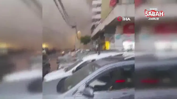 SON DAKİKA | İsrail Lübnan'ı vurdu: Beyrut'ta şiddetli patlama