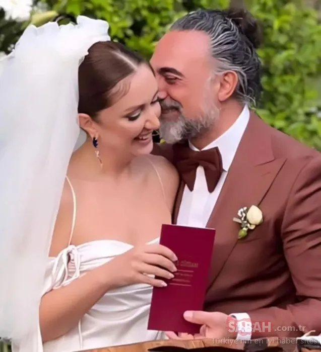Ünlü oyuncu Selim Bayraktar ile Emel Karaköse evlendi! İşte ilk kareler