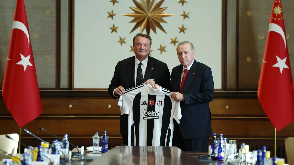 Beşiktaş Kulübü'nden Başkan Erdoğan'a teşekkür