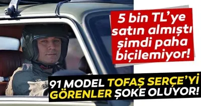 91 Model TOFAŞ Serçe’yi görenler şoke oluyor! 5 bin liraya almıştı, şimdi paha biçilemiyor...