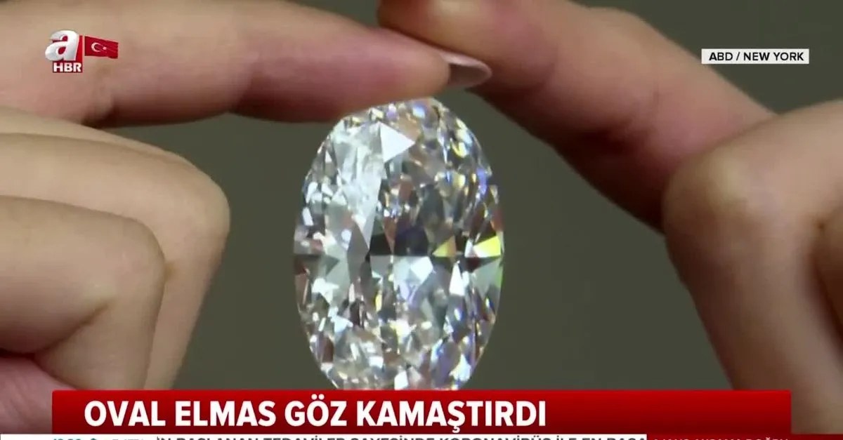 102 Karatlik Elmas Acik Arttirmaya Cikiyor Fiyati Dudak Ucuklatti Video Videosunu Izle Son Dakika Haberleri