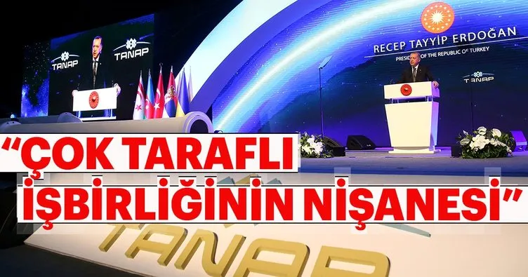 Son dakika haberi: Cumhurbaşkanı Erdoğan TANAP açılış töreninde konuştu
