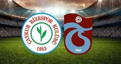Rizespor Trabzonspor maçı canlı izle! Süper Lig Çaykur Rizespor Trabzonspor maçı canlı yayın kanalı izle!
