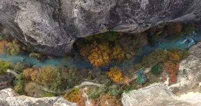 Tohma Kanyonu sonbaharda doğa tutkunlarının uğrak mekanı