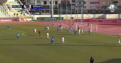 GOL | Kırklarelispor 4-4 Sipay Bodrum FK