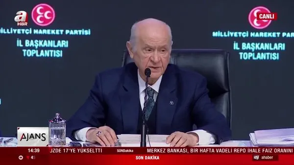 MHP Lideri Bahçeli'den MHP İl Başkanları Toplantısı'nda önemli açıklamalar | Video