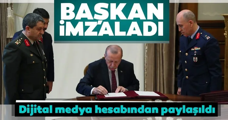 Son dakika... Erdoğan, YAŞ kararlarını onayladı!