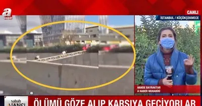 Son dakika! İstanbul’da şoke eden akılalmaz görüntüler! Ölüm tehlikesine aldırmadan ’Survivor’ kamerada | Video