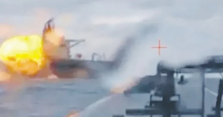 Hürmüz’de gemi vuruldu