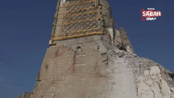 DEAŞ'ın havaya uçurduğu El Nuri Camii yeniden onarılıyor