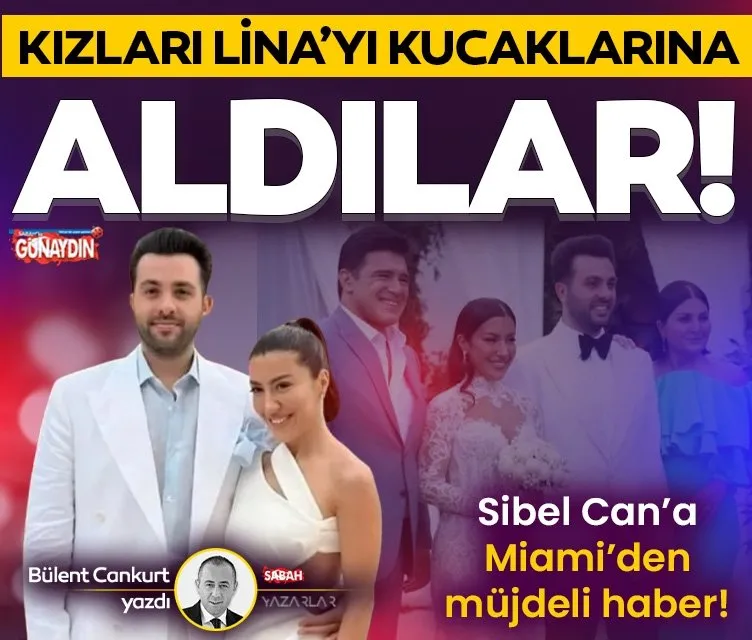 Kızları Lina’yı kucaklarına aldılar