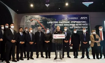 Gayrettepe- Kağıthane- Havalimanı metro hattı testten geçti
