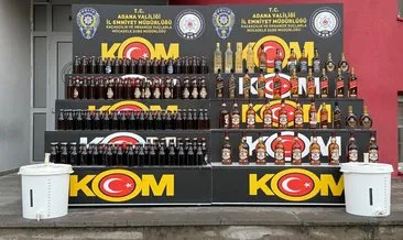181.5 litre sahte içki ele geçirildi #adana