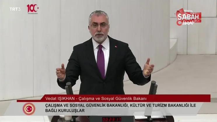 Bakan Işıkhan'dan Meclis'te asgari ücret açıklaması | Video