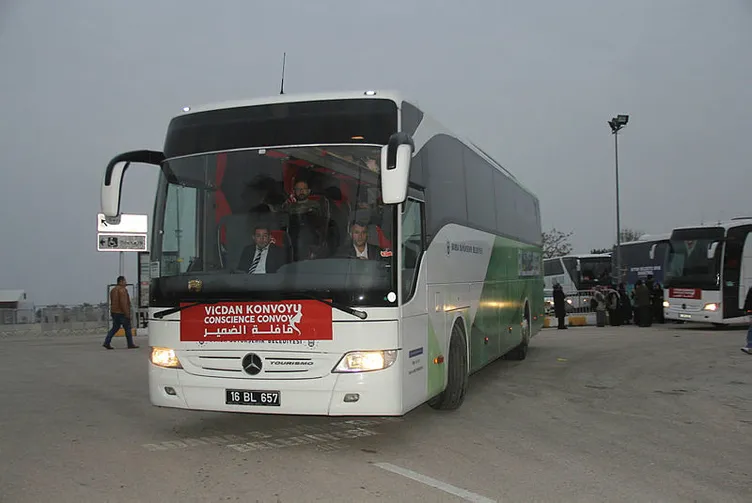 Vicdan Konvoyu Hatay'a Ulaştı