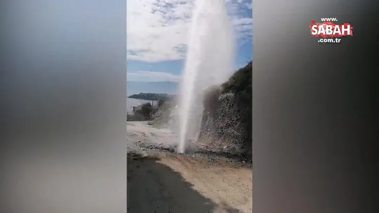 Bodrum'da bitmeyen su patlaması