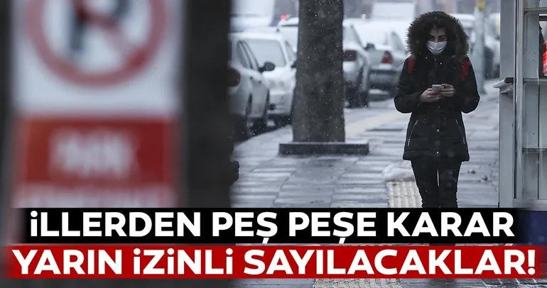 Son dakika: Düzce, Zonguldak ve Kütahya’da engelli ve hamile kamu çalışanları idari izinli sayılacak