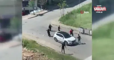 SON DAKİKA: İstanbul Başakşehir’de silahlı kavga dehşeti kamerada