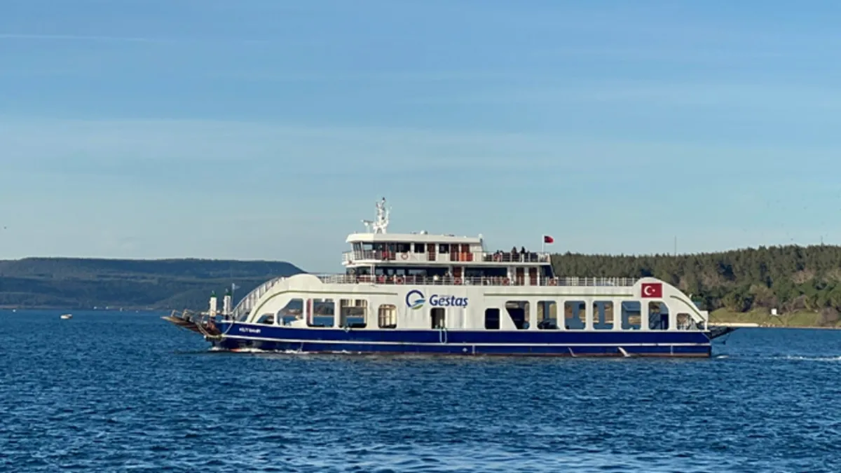 Çanakkale'de fırtına engeli