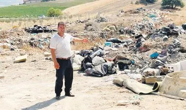 Mahallemize hizmet beklerken çöp geldi