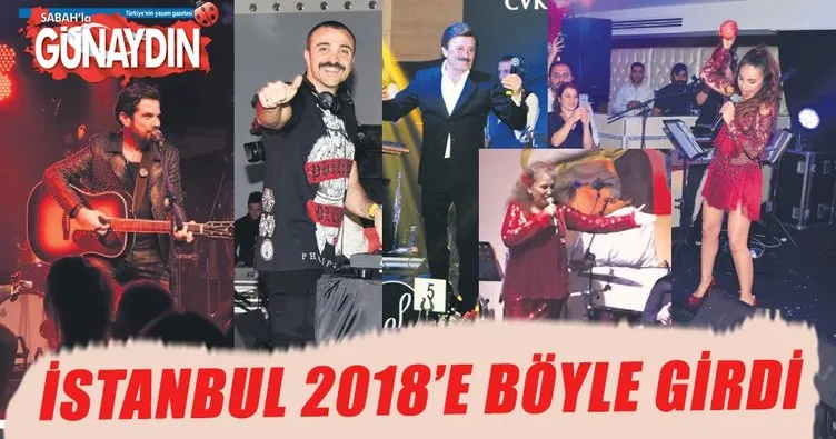İstanbul 2018’e böyle girdi