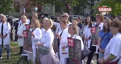Almanya’da doktorlar, hükümetin sağlık politikasını protesto etti | Video