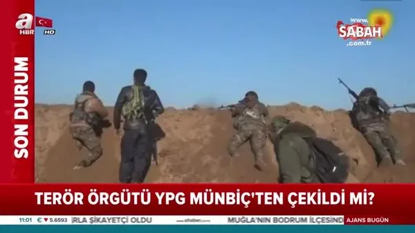 'YPG Münbiç'ten tamamen çekildi' iddiasına Türkiye'den yanıt geldi
