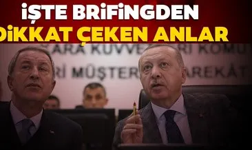 Başkan Erdoğan, İleri Müşterek Harekat Merkezi’ni ziyaret etti