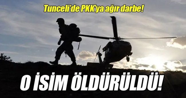 Tunceli’de PKK’ya ağır darbe!