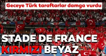 Fransa - Türkiye maçından kareler