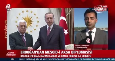 Son dakika: Başkan Erdoğan’dan Mescid-i Aksa diplomasisi! Mahmud Abbas ve İsmail Heniyye ile görüştü | Video