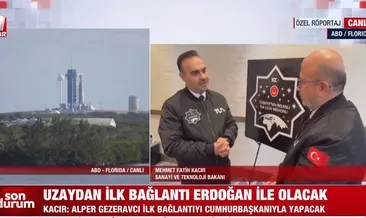 Bakan Kacır tarihi uzay yolcuğu öncesi A Haber’e konuştu: Türk milletinin bir hayali daha gerçekleşiyor