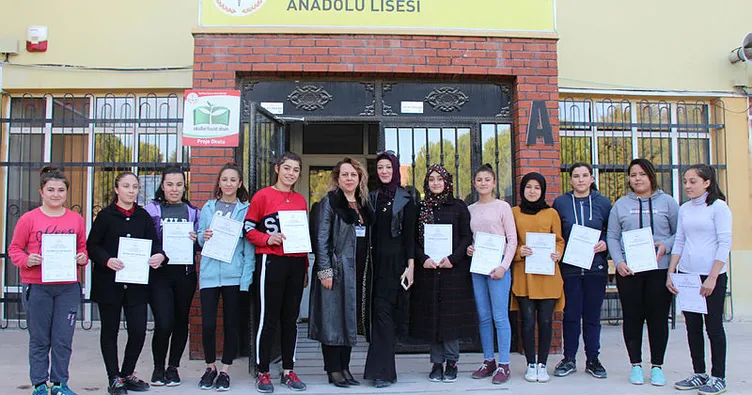 Meslek lisesi öğrencilerine eğitim
