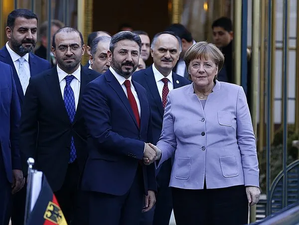 Almanya Başbakanı Merkel Gazi Meclis'i ziyaret etti!