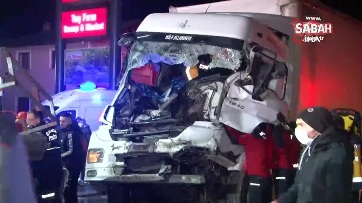 Sakarya'da feci kaza! 1 ölü, 2 ağır yaralı | Video