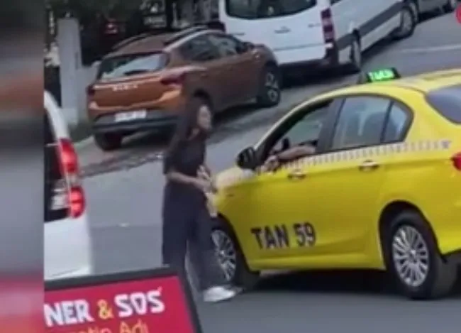 Esenyurt’ta yol ortasında taksici dehşeti! Genç kızı yumrukla bayılttı! O anlar kamerada