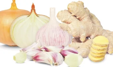 Soğan, zencefil ve sarımsak kalp dostu
