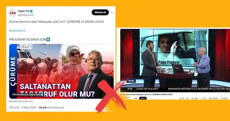 İletişim Başkanlığı, ’Emine Erdoğan için helikopter pisti yapıldı’ iddialarını yalanladı